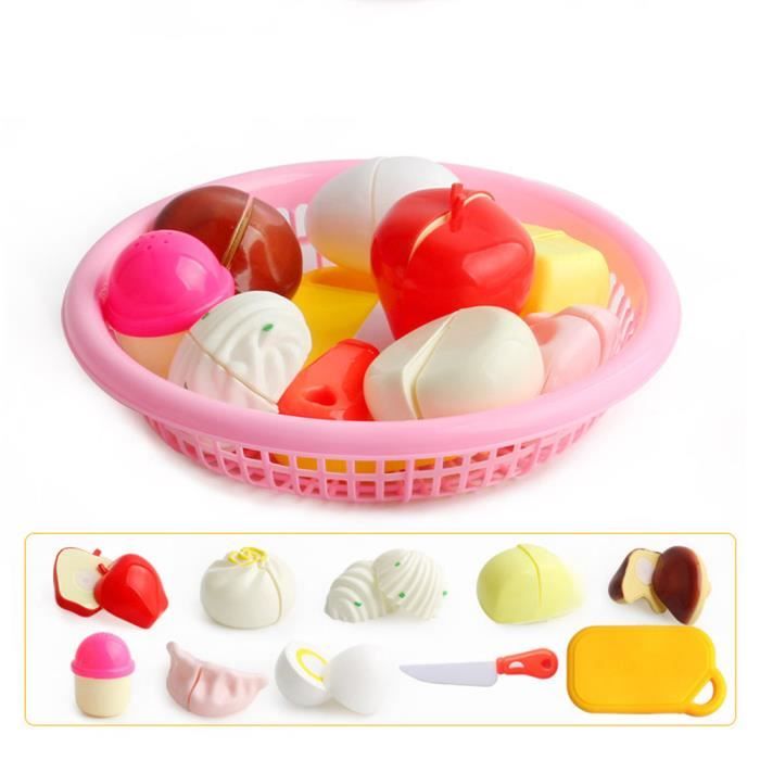 Les enfants à faire semblant Jeu de rôle cuisine fruits légumes nourriture Jouet Set coupe-cadeau - Cuisine enfant - Achat & prix