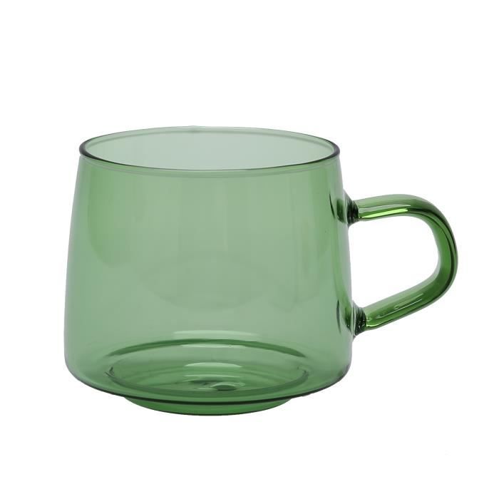 Lanfly Tasse à café en verre avec cuillère - 350 ml - Résistante à la chaleur - Pour boissons chaudes et froides - Avec poignée pour café, latte, thé, lait, jus Lanfly Tasse à café en verre avec cuillère - 350 ml - Résistante à la chaleur - Pour boissons chaudes et froides - Avec poignée pour café, latte, thé, lait, jus