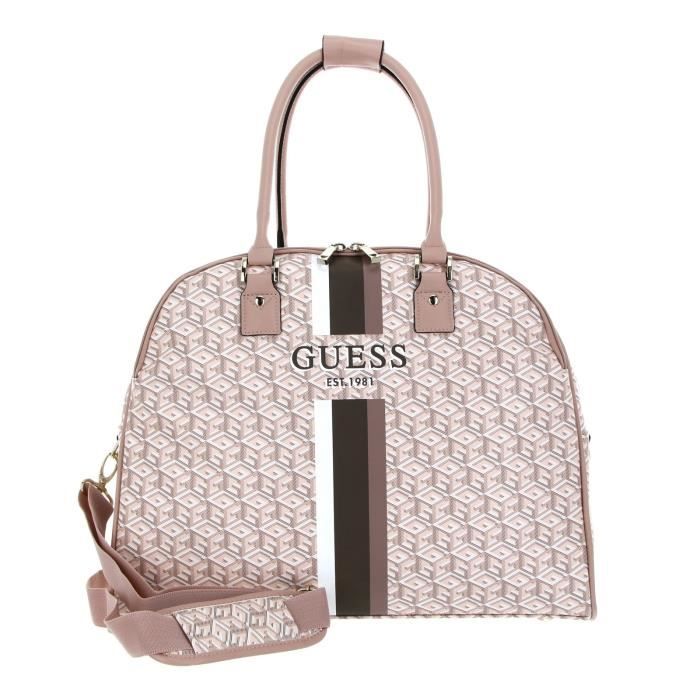 GUESS Wilder Deluxe Shopper Tote Pale Rose Logo [218187] - sac ?� ?�paule sacoche saumon 