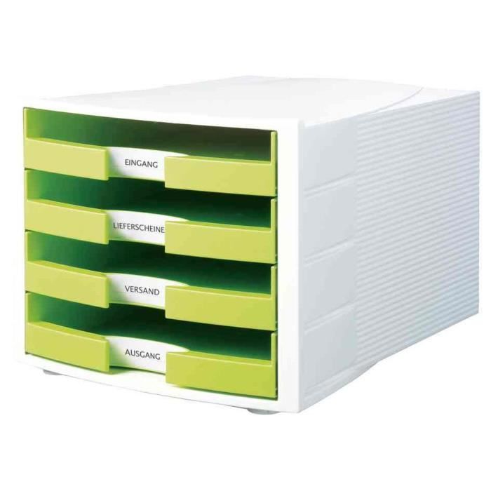 Module de classement IMPULS Trend Colour 4 tiroirs lanc / Lime ...