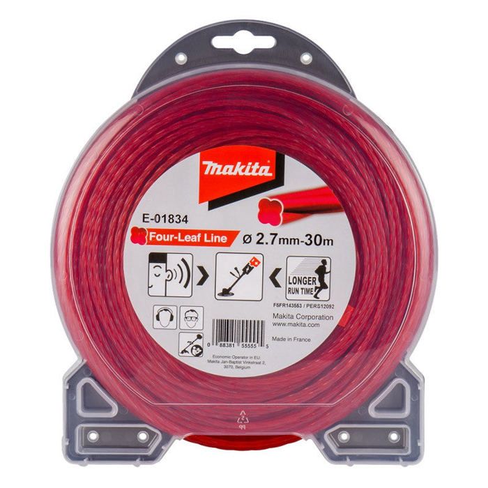 Fil nylon Trèfle torsadé MAKITA 2 7 mm x 180 E 01840 - vue 7