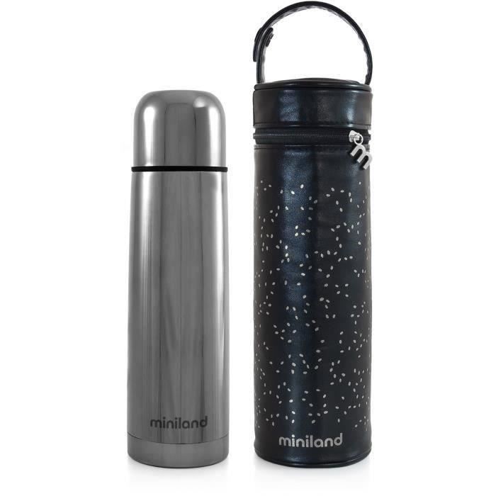 Miniland Deluxe Thermos Silver Exclusif Pour Liquides De 500ml Avec Effet Chrome Et Sac Isotherme Premium Un Pack De Luxe Cdiscount Puericulture Eveil Bebe