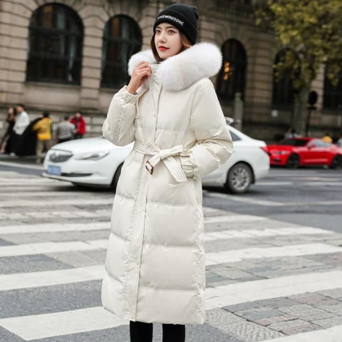 Manteau blanc femme hiver top