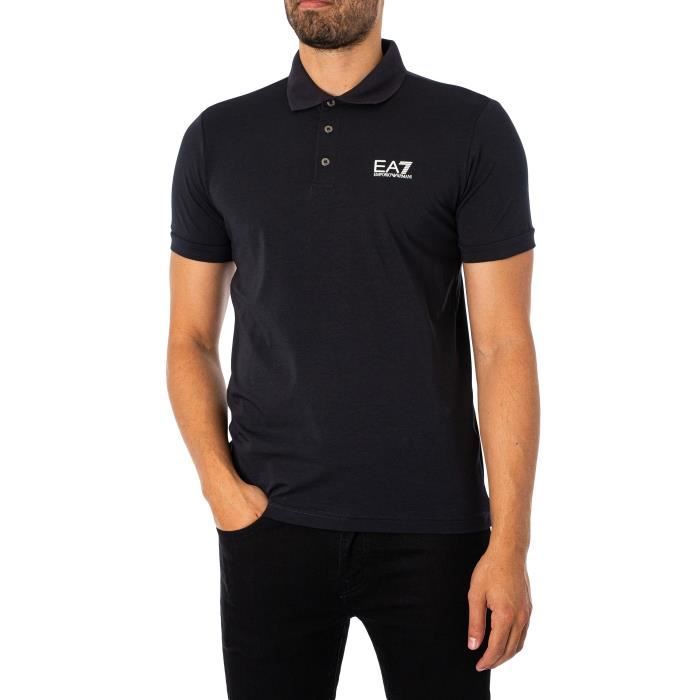 EA7 - Logo Polo Shirt - Homme - Bleu