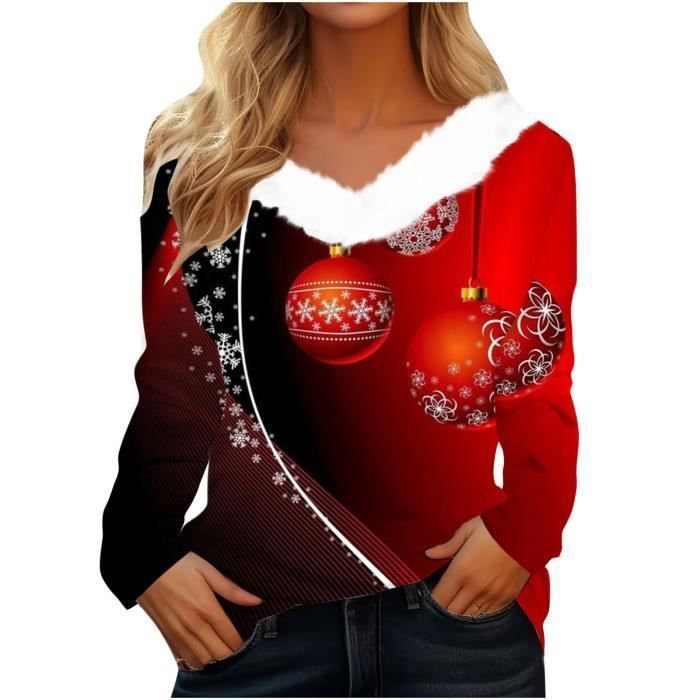 Tee shirt noel shop femme grande taille