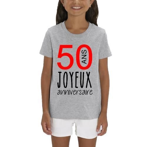 T Shirt Premium Manche Courte Fille Gris Chine Joyeux Anniversaire 50 Ans Gris Chine Achat Vente T Shirt Cdiscount T Shirt Premium Manche Courte Fille Gris Chine Joyeux Anniversaire 50 Ans Gris Chine Achat Vente T Shirt Cdiscount