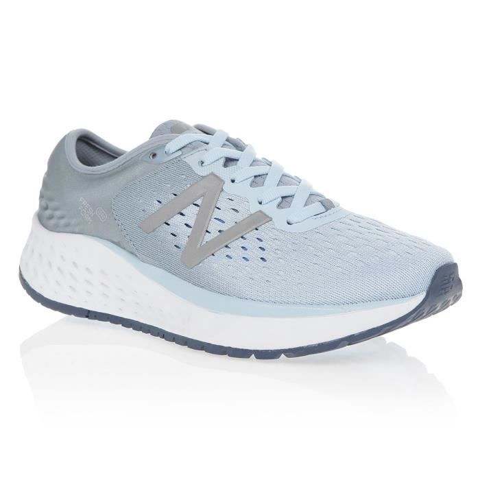 NEW BALANCE Baskets 1080 Running Bleu/Gris Femme - Cdiscount Sport
