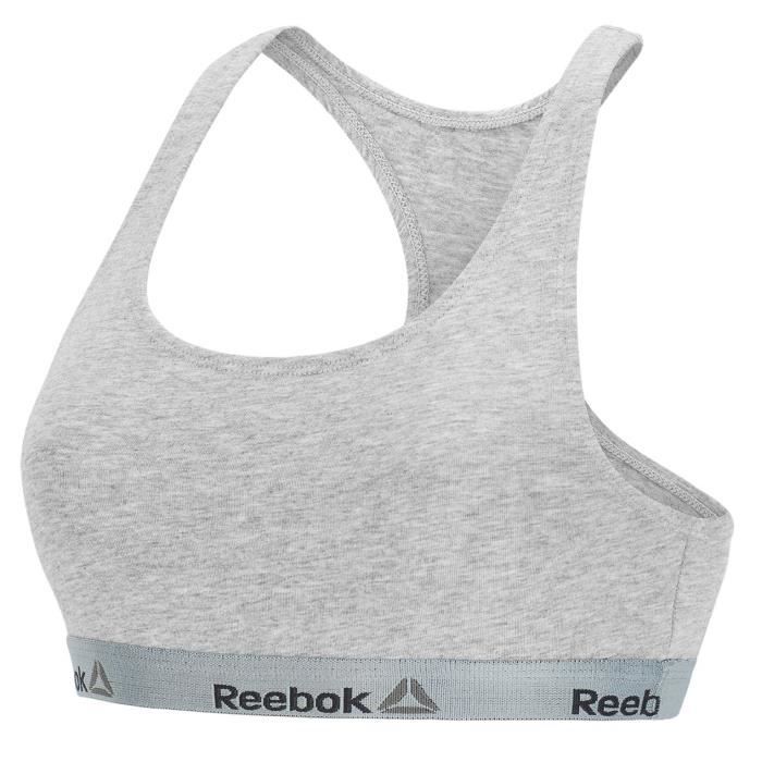 brassiere reebok gris