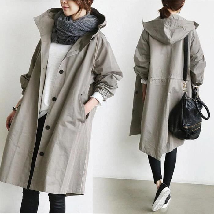 Parka trench deals femme