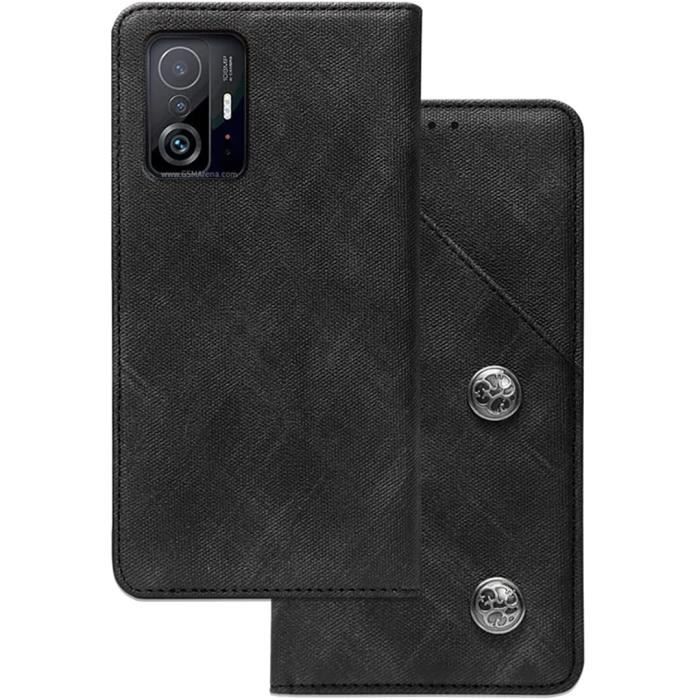 Housse Portefeuille Xiaomi 11T11T PRO Simili cuir 2 emplacements de carte Support pliable - vue 8