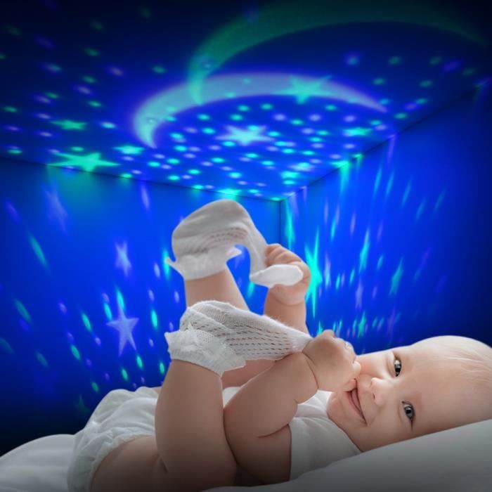 Projecteur Etoile Lampe Led Rotatif Veilleuse Galaxie Effet