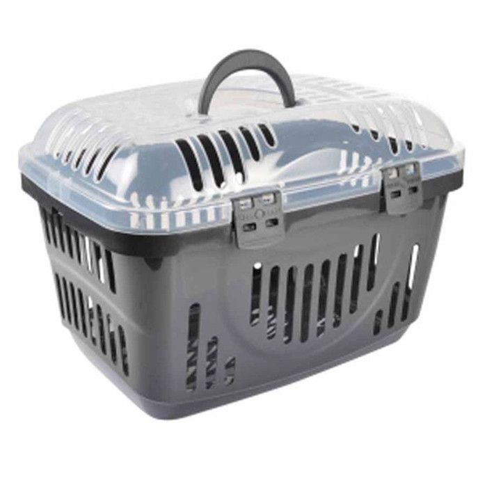 Comparer les prix de Caisse De Transport "chien & Chat" 49cm Anthracite - Paris Prix Gris