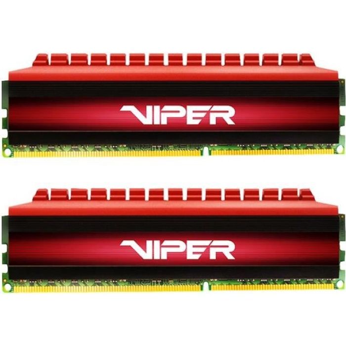 Patriot Extreme Performance Viper 4 Series - DDR4 - 16 Go: 2 x 8 Go - DIMM 288 broches - 3200 MHz - PC4-25600 - CL16 - 1.35 V