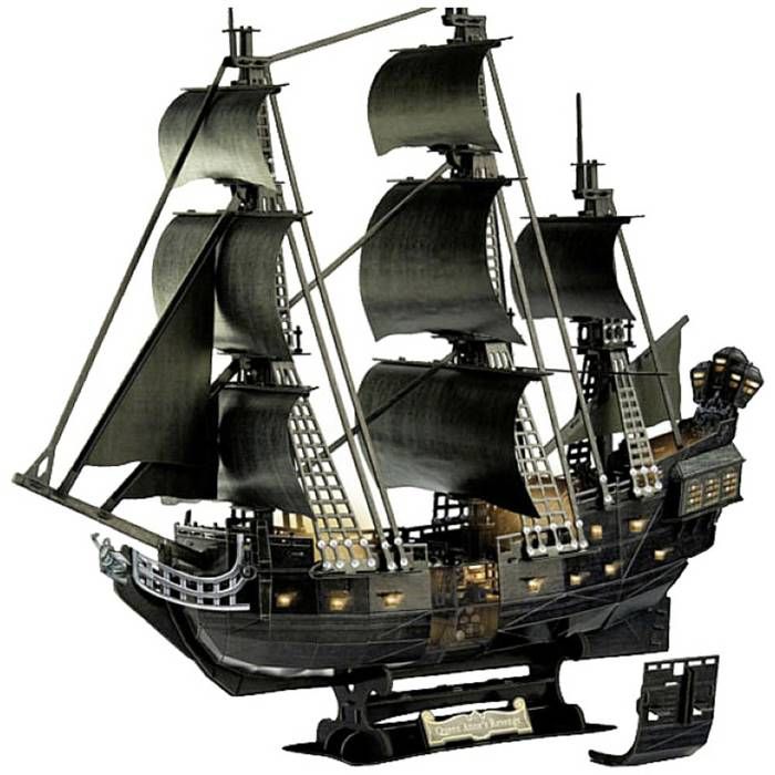 Puzzle 3D noir Pearl LED Edition 00155 Black Pearl LED Edition 1 pc(s)