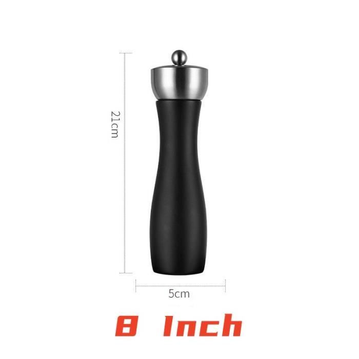 Westmark 63342260 Moulin à Épices En Acier Inoxydable Avec Broyeur Céramique - Transparent/Argent/Noir - 190ml