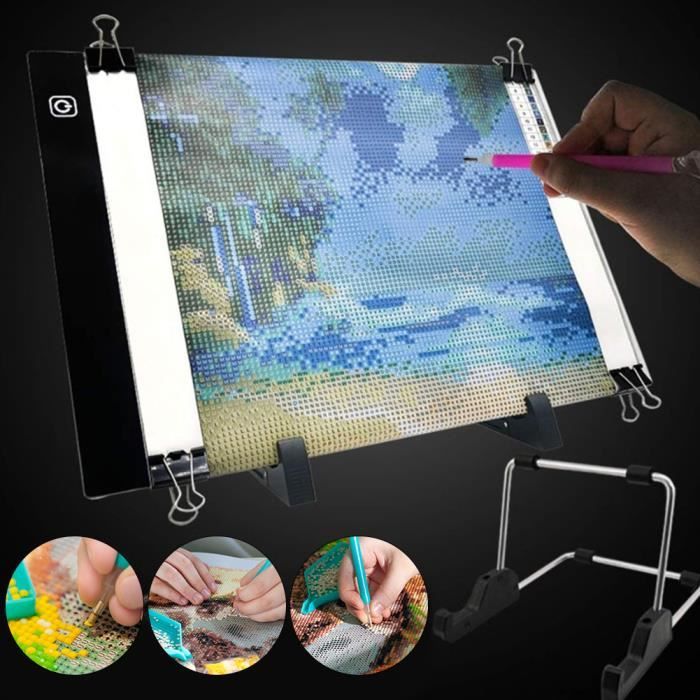 Peinture De Diamants Lightpad - Planche à Dessin A3 - Lightbox LED Tableau Lumineux Avec Dimensions Dimmable 3 Modes Planche A Dessin Tableau Lumineux Boite Lumineuse Support Professionnel Sac Rose Peinture De Diamants Lightpad - Planche à Dessin A3 - Lightbox LED Tableau Lumineux Avec Dimensions Dimmable 3 Modes Planche A Dessin Tableau Lumineux Boite Lumineuse Support Professionnel Sac Rose