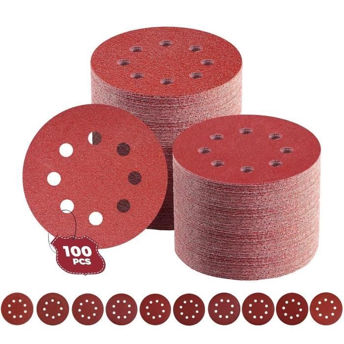140 Pièces Velcro Papier Abrasif 50mm 60 80 100 120 180 240 320 400 600 800 1000 1200 2000 3000 Grain Disques Abrasifs 50 Mm Set Avec 1 Piece Kit De Tampon De Roue Adaptateur De Tampon De Polissage T 84152236