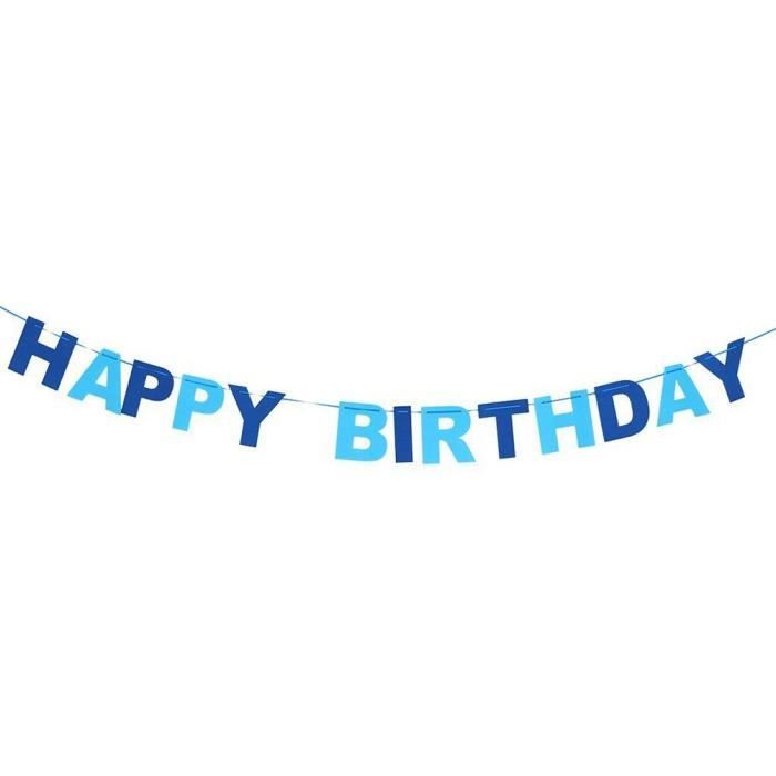 Greeting Cards Party Supply Decoration Anniversaire Banniere Guirlande Ans Fete Birthday Banderole Articles Party Supplies