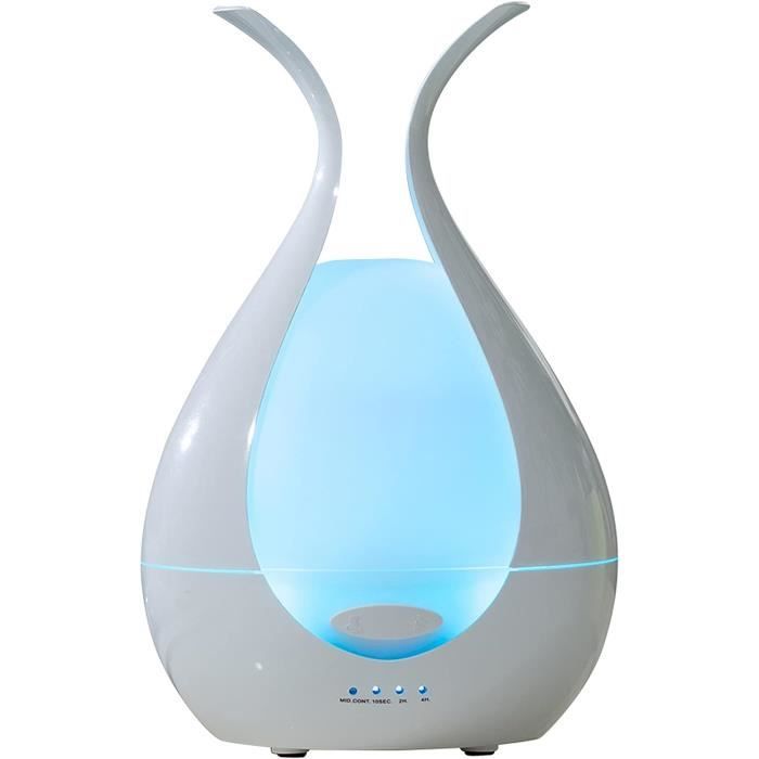 Diffuseur D'huiles Essentielles Par Nébulisation Zen'Arôme Bao - Bois Et Verre - Neuf Avec Garantie 1 An