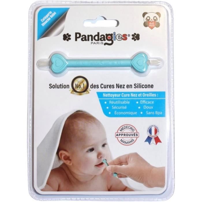 Pincette De Nettoyage Nez Bébé - Rondes Et Douces - Matière PP/ABS - Environ 9 Cm - Pour Retirer Délicatement Les Mucosités