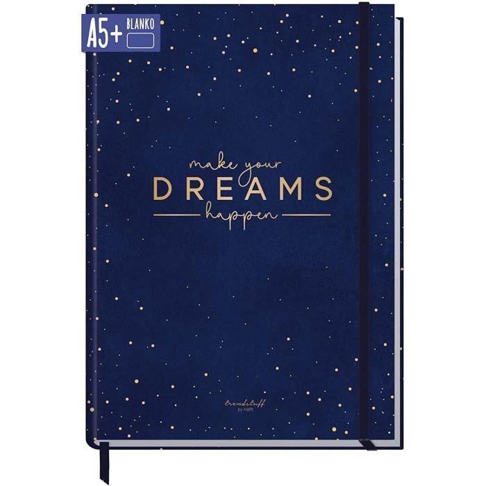 Carnet de notes A5+ blanc avec élastique [Make your eams happen] de ...