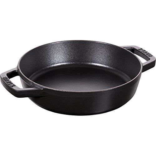 Gril Américain STAUB Fonte Noire 30x30cm - Cuisson Barbecue Au Four