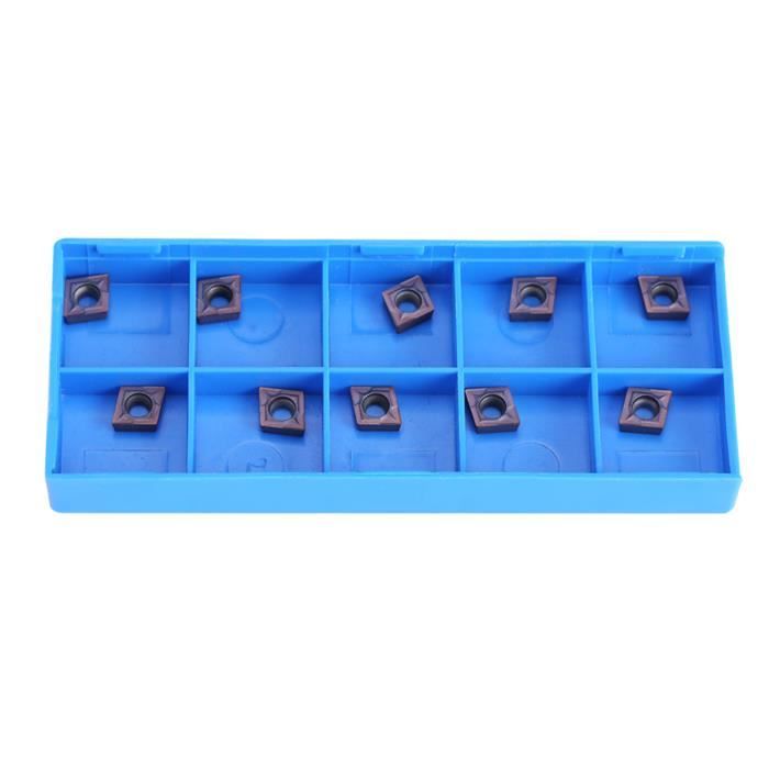 10 Plaquette Tournage Carbure DCMT070204 US735 DCMT21.51 Avec Clé CNC
