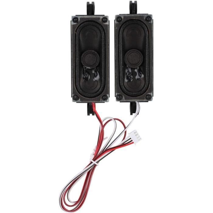 Haut-parleurs De Remplacement Pour TV Box LCD | 2 Pièces 8 Ohm 10W, Dimensions 115x32x30mm | Fils Rouges Et Blancs Inclus - 4