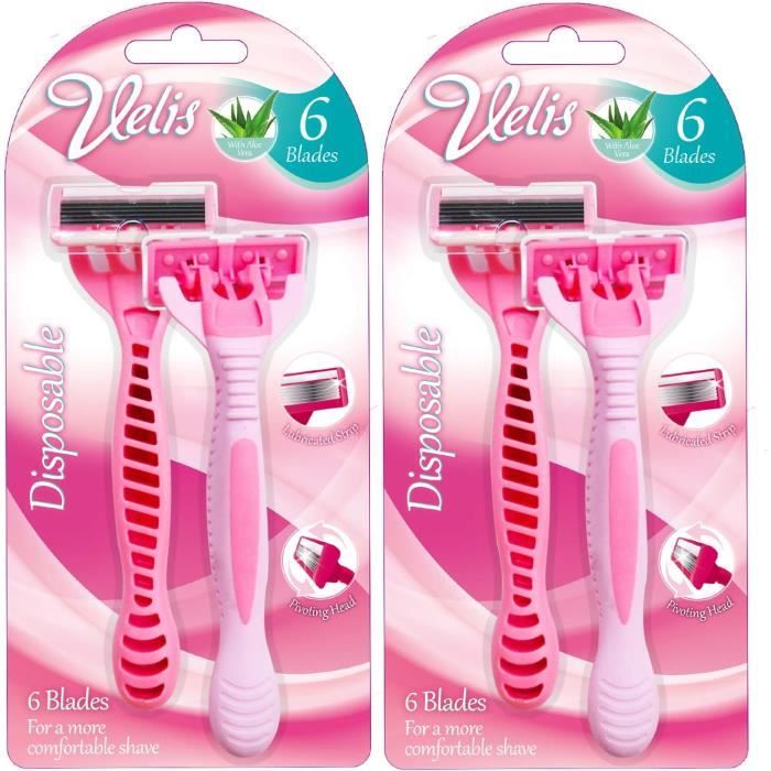 Pack De Rasoir ESTRID Vert Pistache Pour Femme - Neuf, Rasoir Jetable Ou Durable, Couleur Tendance