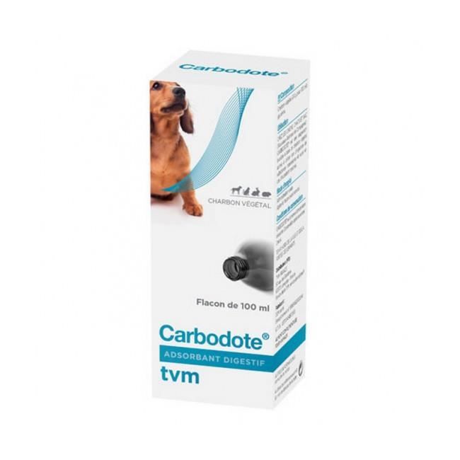 Suspension buvable au charbon actif pour animaux - TVM - Carbodote - Charbon végétal activé - Inconfort intestinal Suspension buvable au charbon actif pour animaux - TVM - Carbodote - Charbon végétal activé - Inconfort intestinal