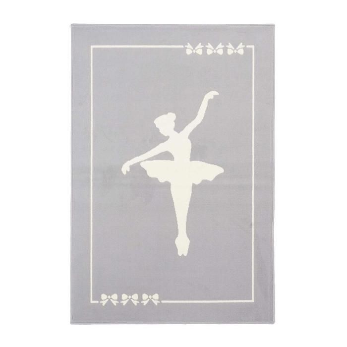 Tapis Pour Chambre De Fille Af Danseuse 80 X 150 Cm Gris Achat