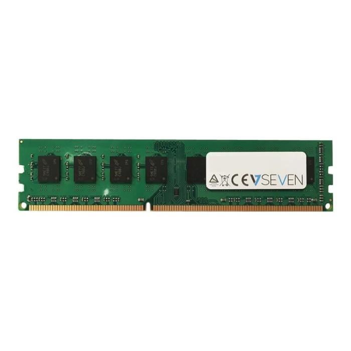V7 Module de RAM pour Ordinateur de bureau - 4 Go - DDR3-1600/PC3-12800 DDR3 SDRAM - CL11