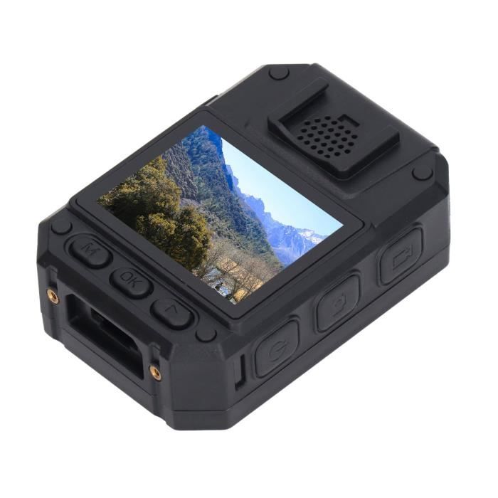 Caméra Corporelle WiFi Portable - Batterie 900mAh, Objectif 2MP Grand Angle, Vision Nocturne, Pour Interviews Ou Sport