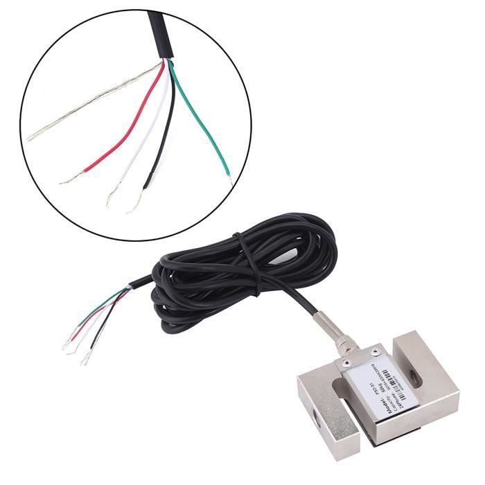 Capteur De Cellule De Charge Type S Avec Indicateur - Plage 0-500kg, Sortie Analogique, Neuf