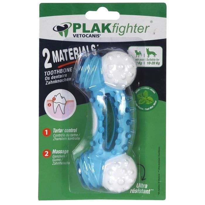 VETOCANIS Os soin dentaire Plak Fighter - En nylon et