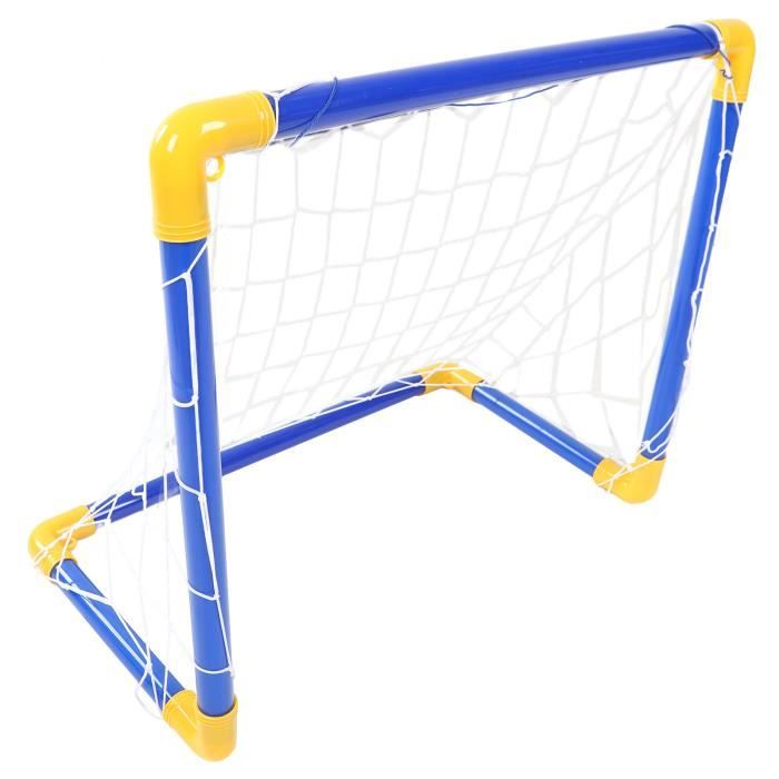 ZWOOS Set De Football Pour Enfants – But Portable Avec 2 Ballons Légers – Crochets Et Piquets Inclus – Jeu Intérieur/Extérieur – 3-10 Ans