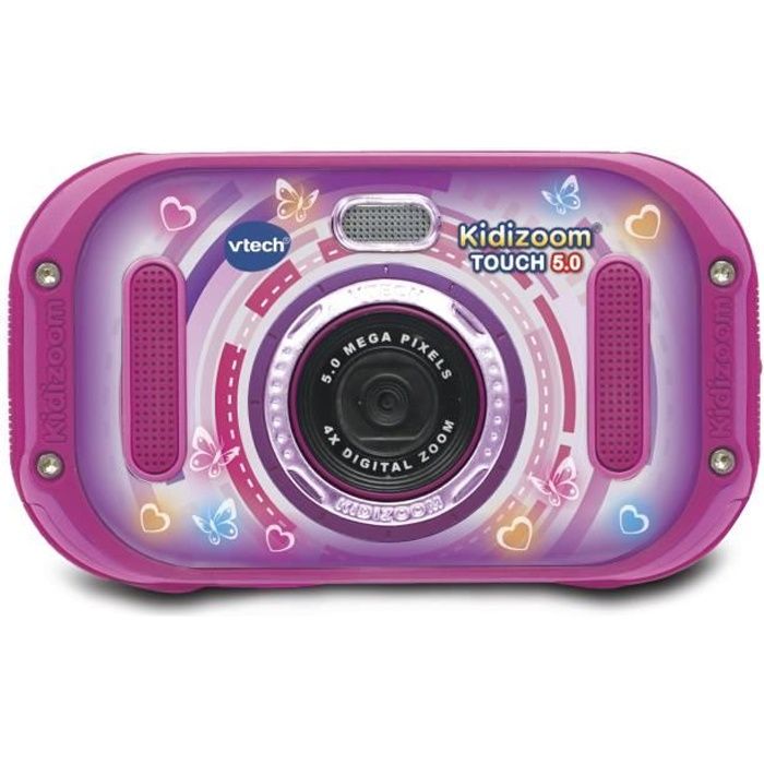 Appareil Photo Enfant VTECH Kidizoom Touch 5.0 Rose Double