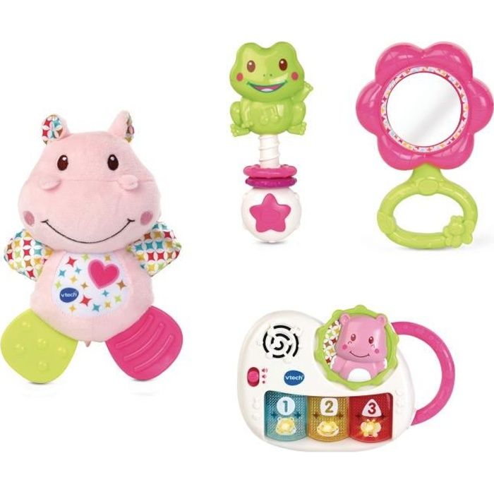 VTECH BABY - Coffret Naissance - Éveil des Sens - Rose - Cdiscount  Puériculture & Eveil bébé