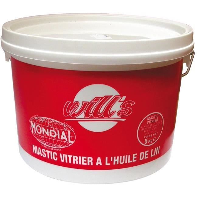 WILL'S Mastic vitrier à l'Huile de lin - 10 kg