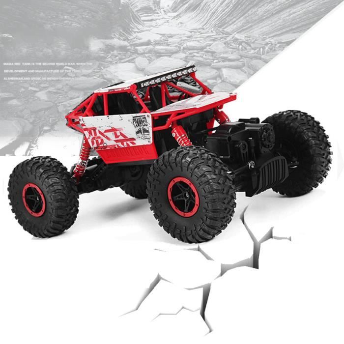 Voiture RC 4 roues motrices Rock Crawlers 4x4 au volant voiture Double  moteurs entraînement Bigfoot voiture télécommande véhicule - Cdiscount Jeux  - Jouets