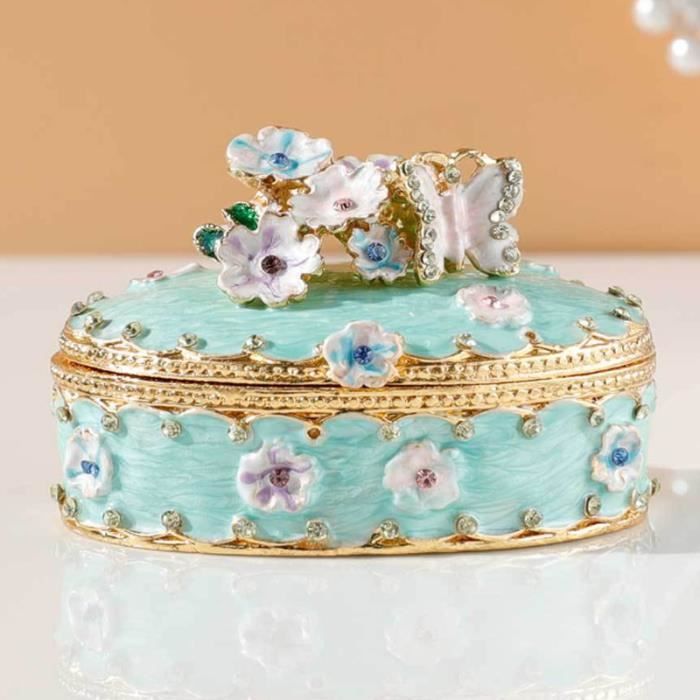 Oirlv Boîte à Bagues En Cuir PU Vert Olive – Écrin Élégant Mariage & Demande En Mariage