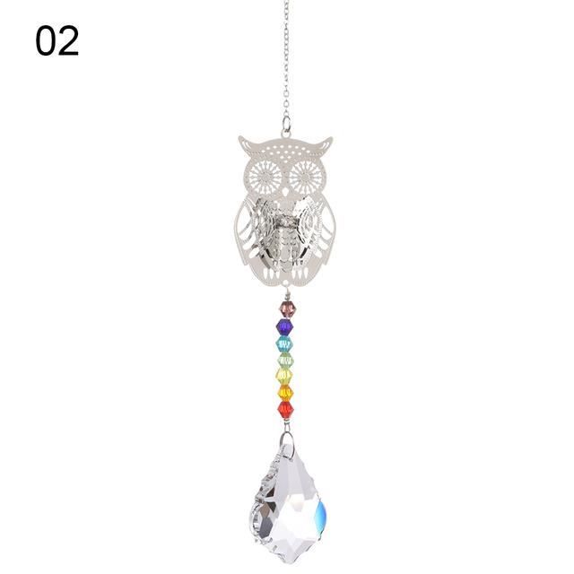 GOLDENHAITAI Lot De 12 Prismes De Cristal Arc-en-Ciel à Suspendre - Décoration Lumineuse Pour Fenêtres Et Maison