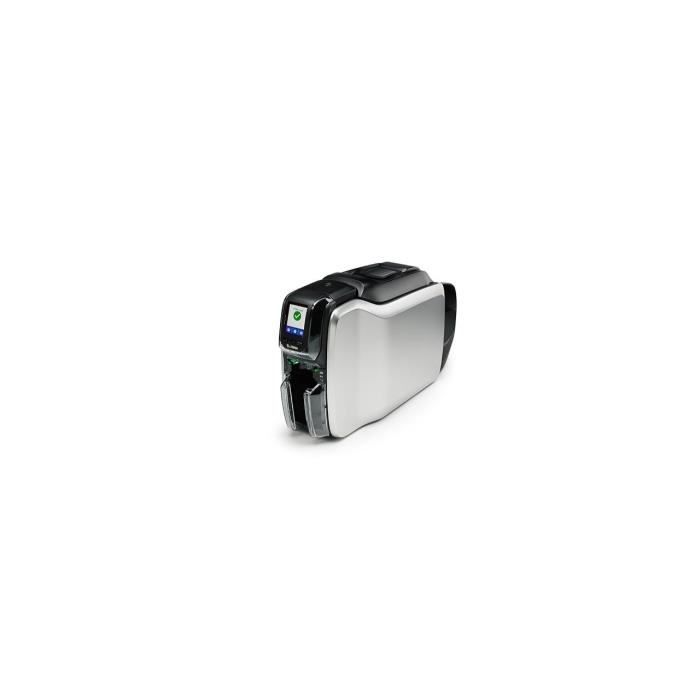 Imprimante à cartes - Zebra - ZC300 - Impression recto-verso - 300 DPI - 2GB Flash - NFC