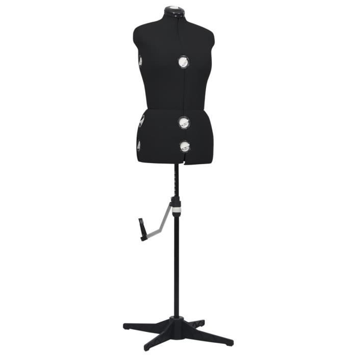 ZJCHAO Mannequin de robe ajustable pour femme Noir M Taille 4046