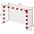 Filet Handball  2x2 mm Maille Simple de 120mm-1