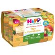 Hipp Bio Mes Premiers Fruits Pot Diversification Pommes Poires Bananes Pêches Pommes Raisins +4m 4 x 125g-1