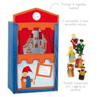 Théâtre De Marionnettes à Suspendre Roba - Pour Cadre De Porte, Rideau Jaune