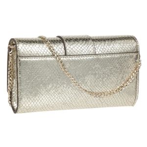 Day of Saturn/®Femmes Pochette Mariage Sac /à Main avec Cha/îne pour Soir/ée, Argent