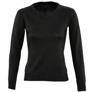 Pull Fin Col V Noir Taille 40/L - Marque B.N.K, Occasion Très Bon état