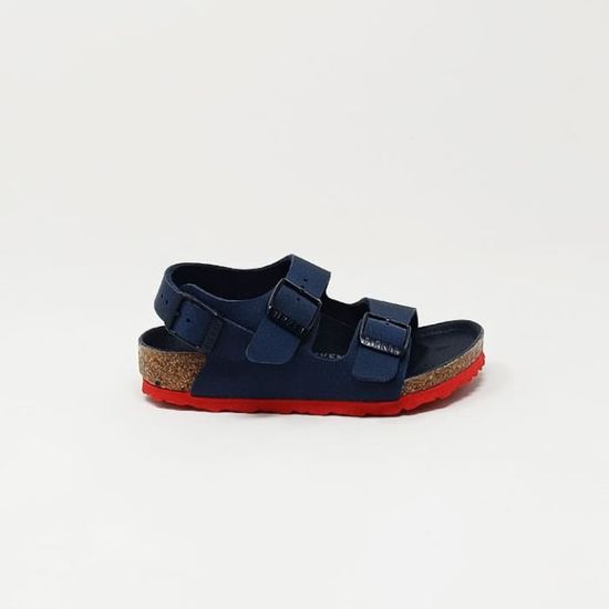 BIRK MILANO KIDS MARINE ROUGE Marine Cdiscount Chaussures